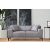 Design kanapé Dellyn 163 cm világosszürke