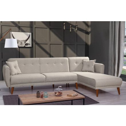 Design összecsukható kanapé Gianetta 277 cm krém