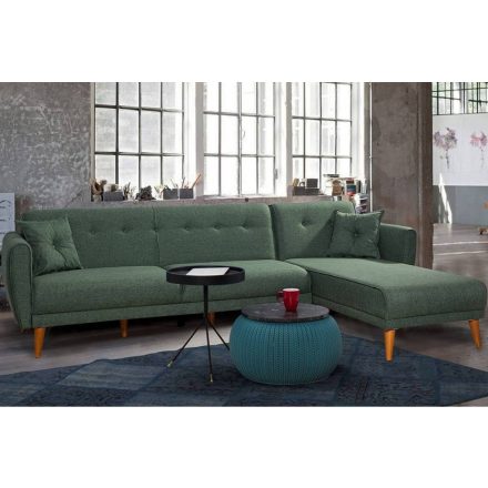 Design összecsukható kanapé Gianetta 277 cm zöld