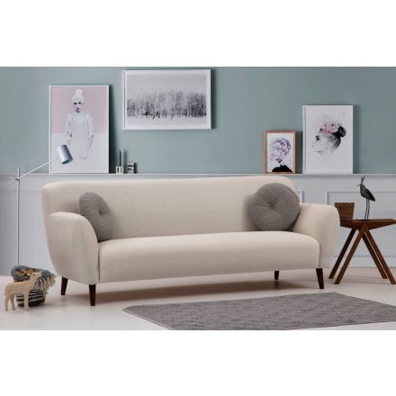 Design 3 személyes kanapé Laelia 220 cm bézs