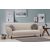 Design 3 személyes kanapé Laelia 220 cm bézs