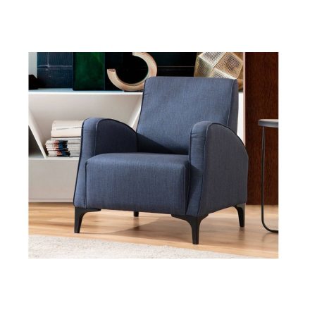 Design fotel Dellyn kék