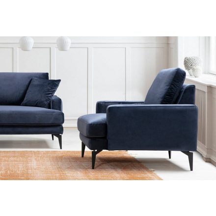 Design fotel Fenicia sötétkék