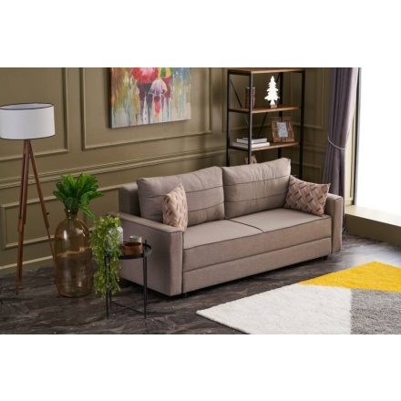 Design kihúzható kanapé Sanjay 215 cm krém