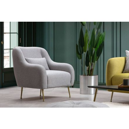 Design fotel Eilika szürke
