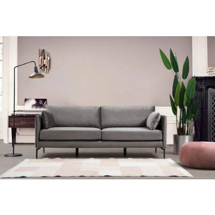 Design 3 személyes kanapé Laisha 217 cm szürke