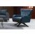 Design fotel Rococo II kék