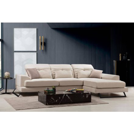 Design sarokkanapé Heimana 308 cm ecru - jobb oldalas