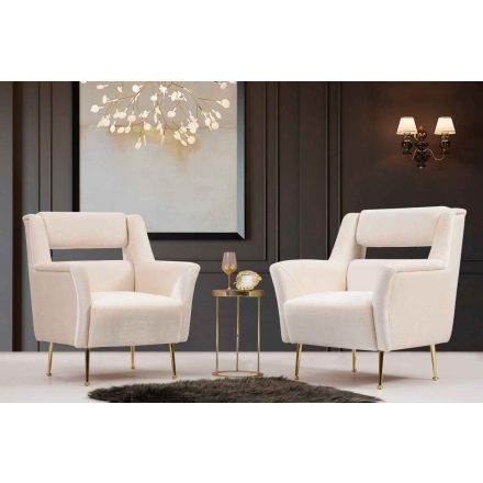 Design fotel Galilhai krém