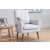 Design fotel Saleema krém