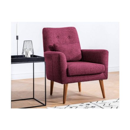 Design fotel Saleema bordó 