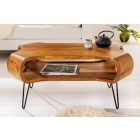 Design dohányzóasztal Lorelei 100 cm sheesham