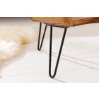 Design dohányzóasztal Lorelei 100 cm sheesham