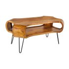 Design dohányzóasztal Lorelei 100 cm sheesham