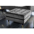 Design puff Adan 80 cm szürke bársony