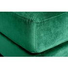 Design puff Adan 80 cm smaragdzöld bársony