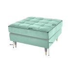 Design puff Adan 80 cm smaragdzöld bársony