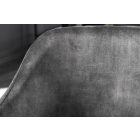 Design étkezőszék Takuya szürke bársony