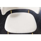 Design étkezőszék Takuya fehér / arany