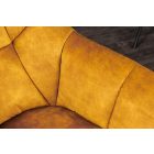 Design forgószék Vallerina mustársárga bársony