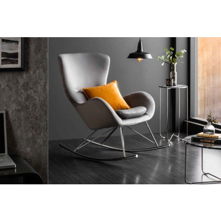 Design hintaszék Sweden II szürke bársony