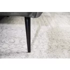 Design kanapé Nikolai 3 személyes szürke bársony