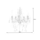 Design csillár Barisimo S arany