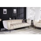 Design kanapé Nikolai 3 személyes pezsgő bársony