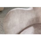 Design hintaszék Sweden pezsgő bársony