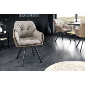 Design forgószék Joe vintage taupe