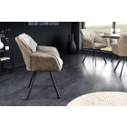 Design forgószék Joe vintage taupe