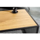 Design dohányzóasztal Haines 100 cm vad tölgy utánzata