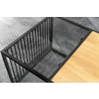 Design dohányzóasztal Haines 100 cm vad tölgy utánzata