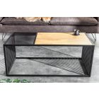 Design dohányzóasztal Haines 100 cm vad tölgy utánzata