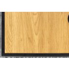 Design dohányzóasztal Haines 100 cm vad tölgy utánzata