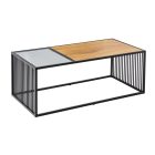 Design dohányzóasztal Haines 100 cm vad tölgy utánzata