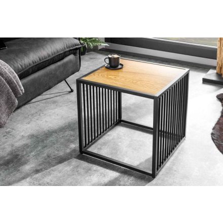 Design oldalsó asztal Haines 40 cm vad tölgy utánzata