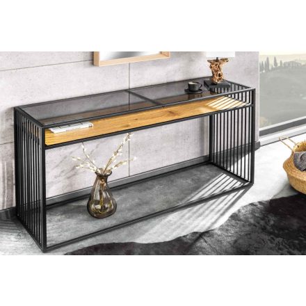 Design konzol Haines 120 cm vad tölgy utánzata