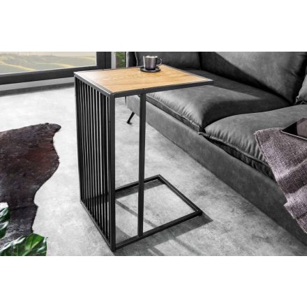 Design oldalsó asztal Haines 43 cm vad tölgy utánzata