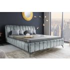 Design ágy Rotterdam 160 x 200 cm szürke bársony