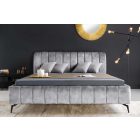 Design ágy Rotterdam 160 x 200 cm szürke bársony
