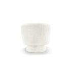 Design fotel Maitho fehér bouclé