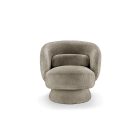 Design fotel Maitho taupe bouclé