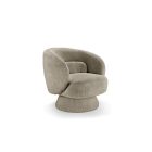 Design fotel Maitho taupe bouclé