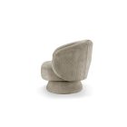 Design fotel Maitho taupe bouclé