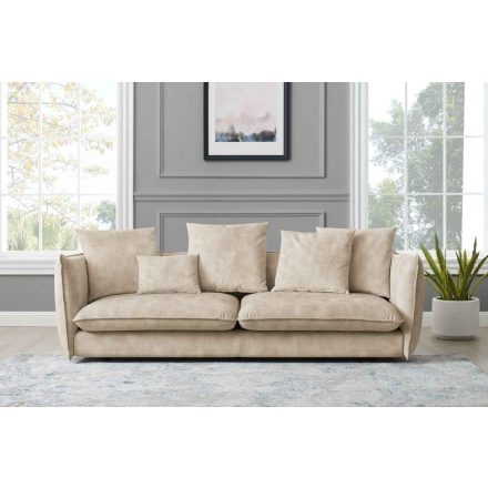 Design ülőgarnitúra Ramilah 228 cm pezsgő bársony 