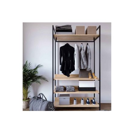 Design gardróbpolc Kaelem II 180 cm tölgy utánzata