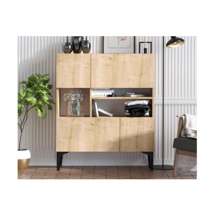 Design komód Xaviera 100 cm tölgy utánzata