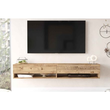 Design falra szerelhető TV asztal Idonia 180 cm fenyő