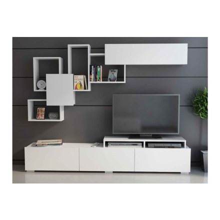 Design TV szekrény szett Iikka fehér